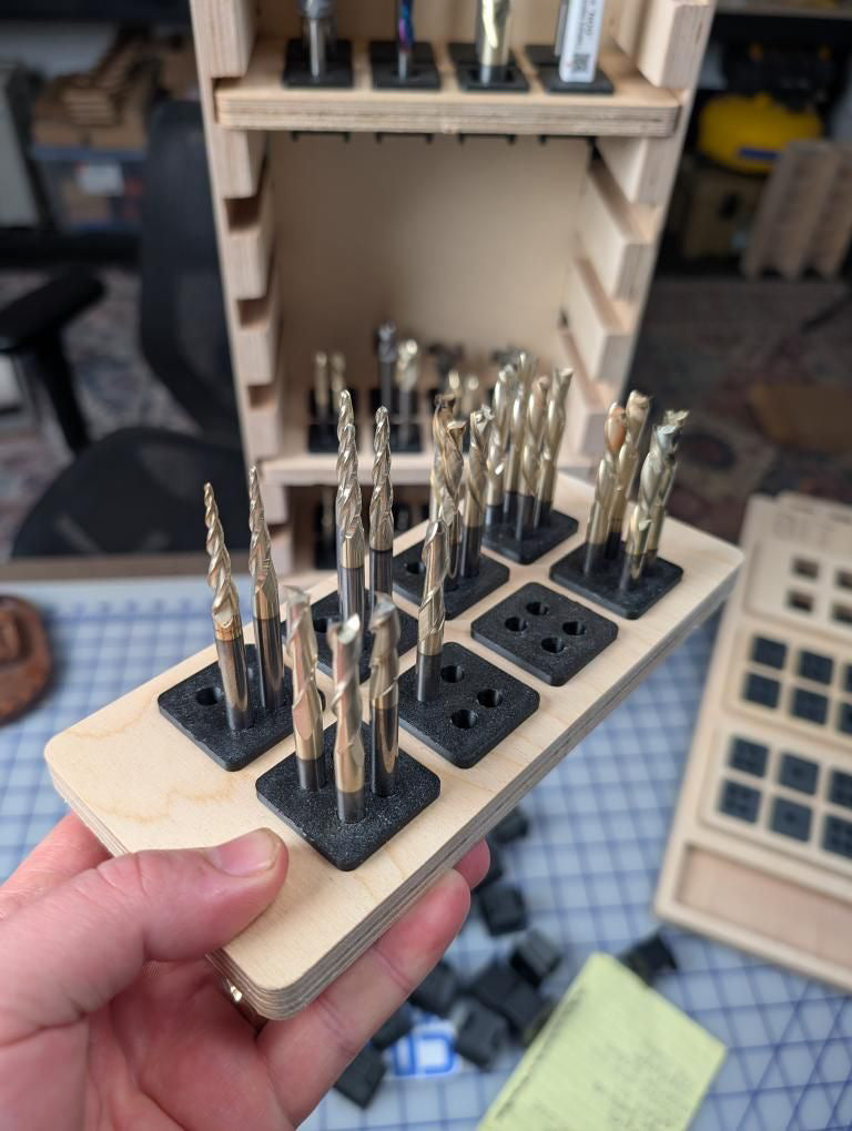 CNC With Me Cabinet Bit Clips - 8 Pack