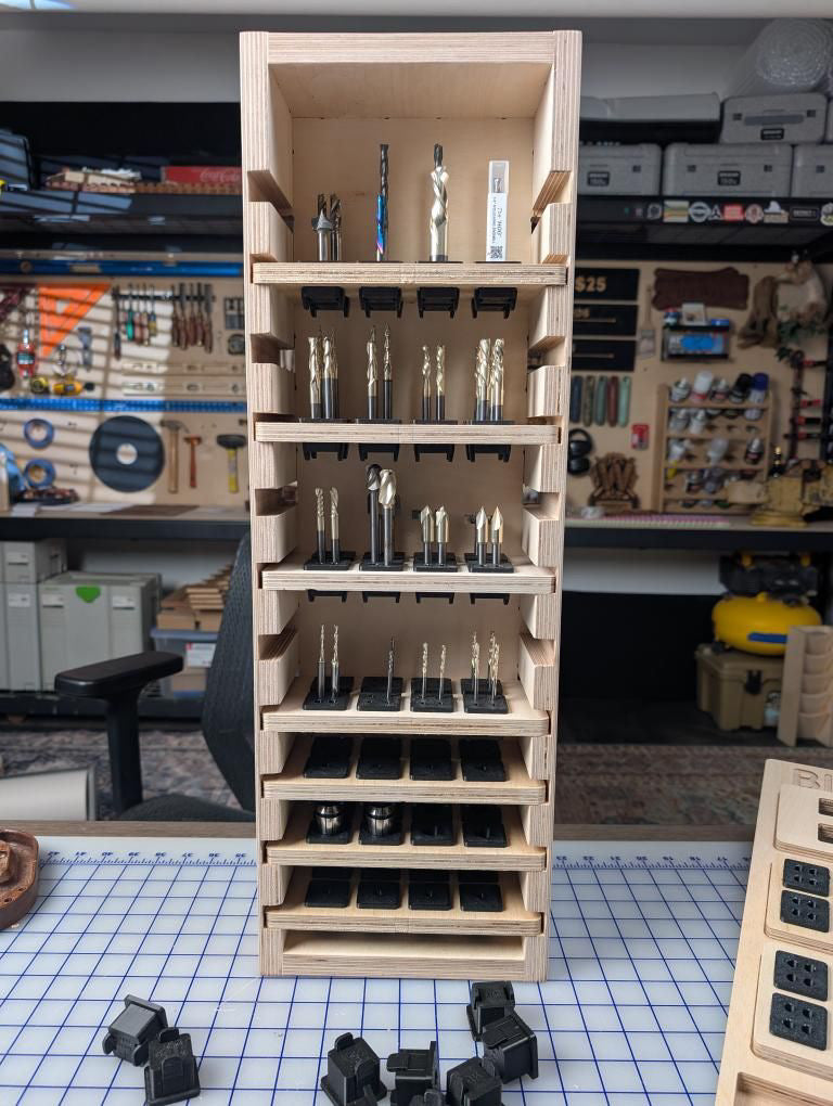 CNC With Me Cabinet Bit Clips - 8 Pack