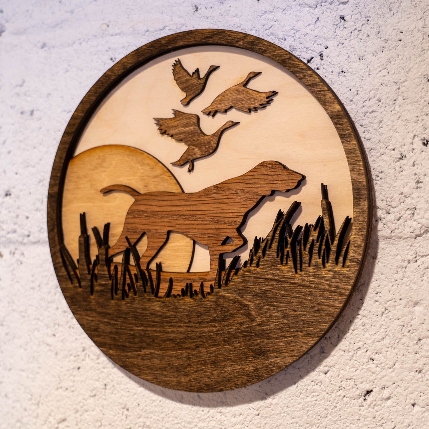 Hunting Dog Wall Art Home Decor - 10 Inch - Bird Dog