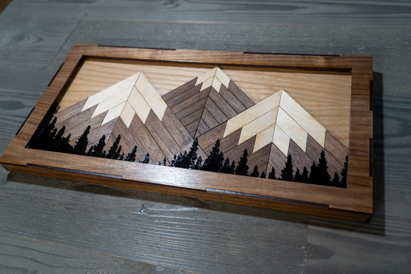Mountain Wall Art - Rustic Home Decor