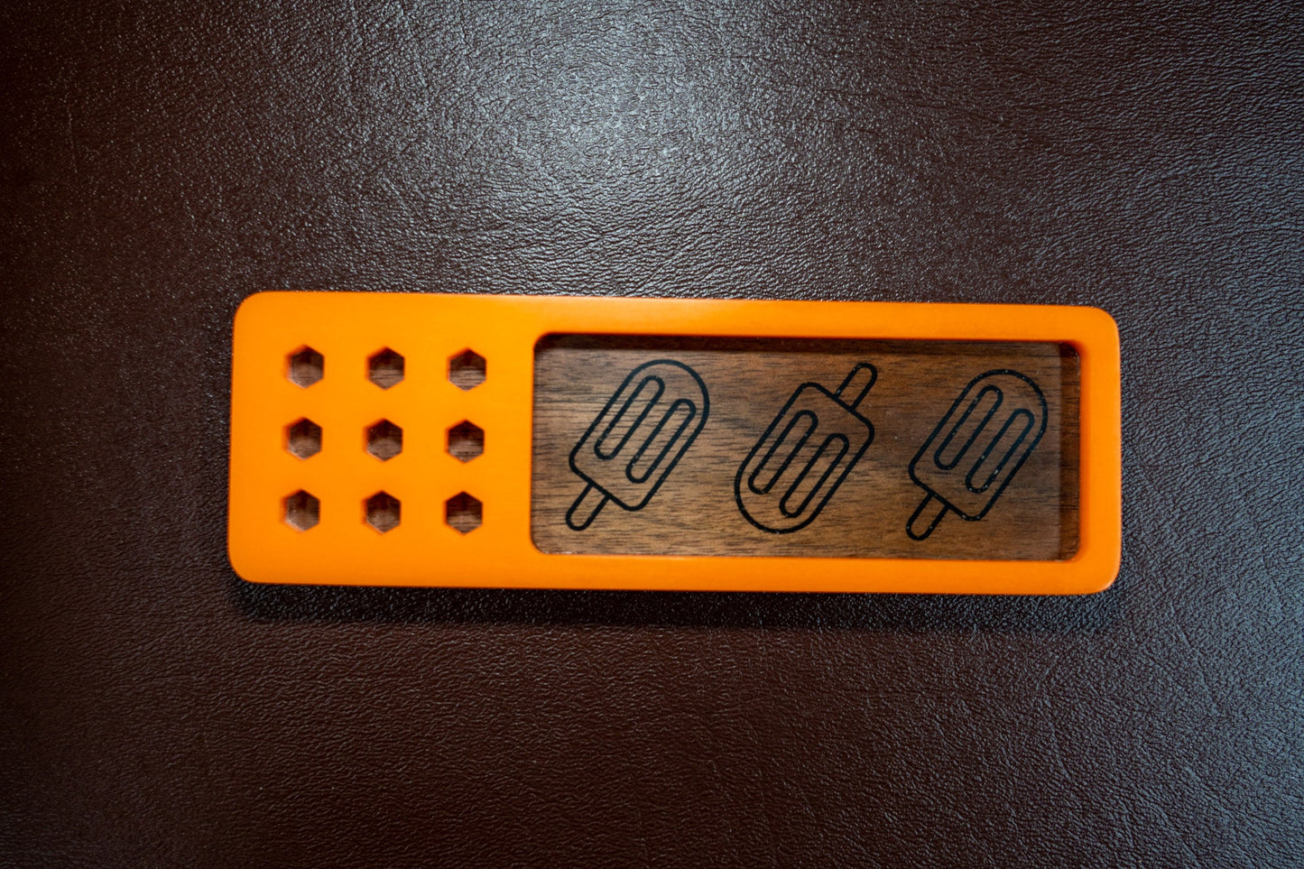 Orange Creamsicle EDC Tray for Knife Cleaning - Small Parts and Tools - Limited Run