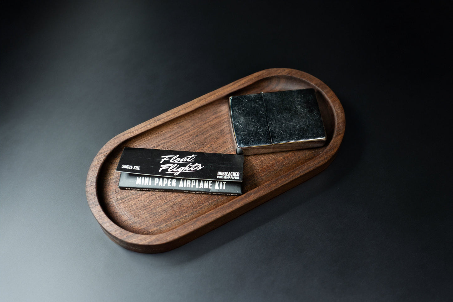 Small Walnut Catch-All Tray - Elegance for Your Essentials