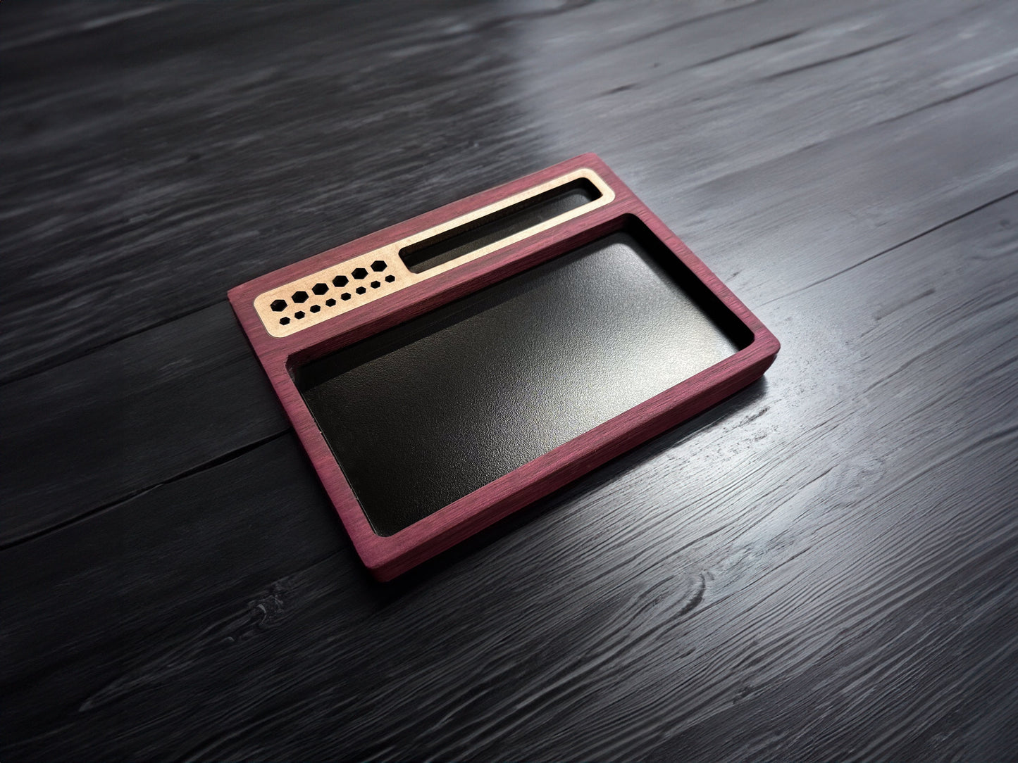 Small Parts Project Tray: EDC Takedown Tray for tinkerers - Purple Heart