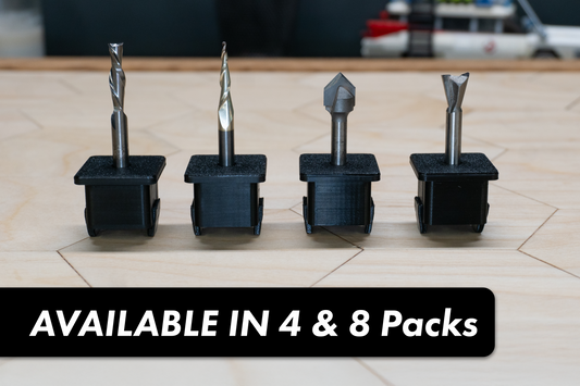 CNC With Me Cabinet Bit Clips - 4 Pack