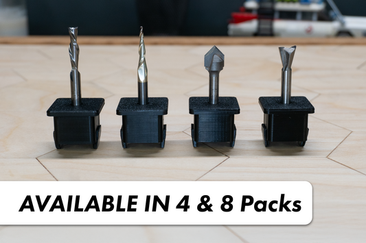 CNC With Me Cabinet Bit Clips - 8 Pack