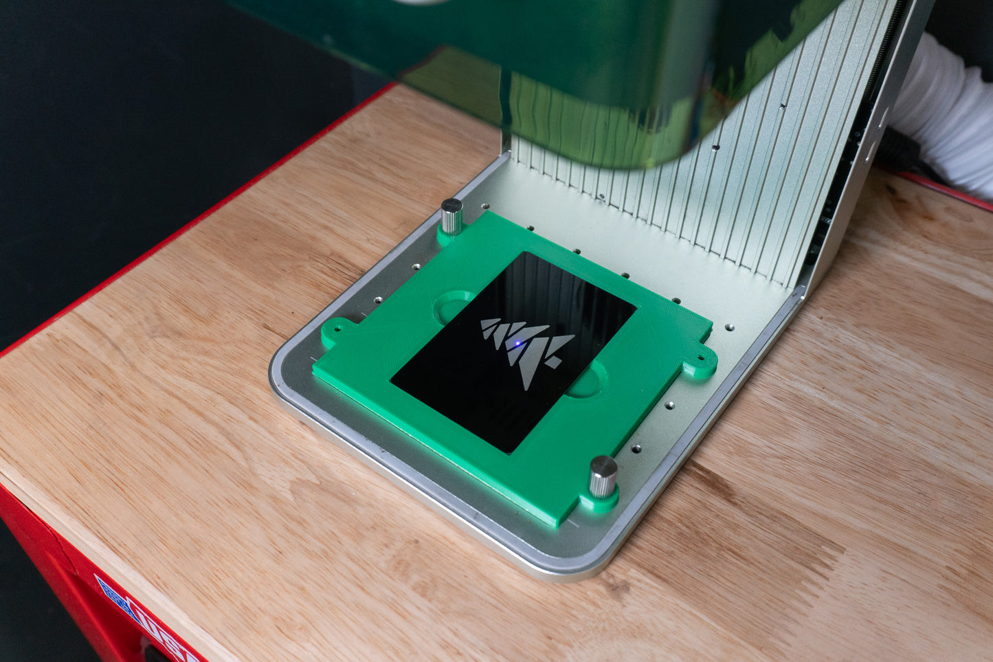 Metal Business Card Engraving Jig for xTool F1 (Single-Card Holder + XCS Template)