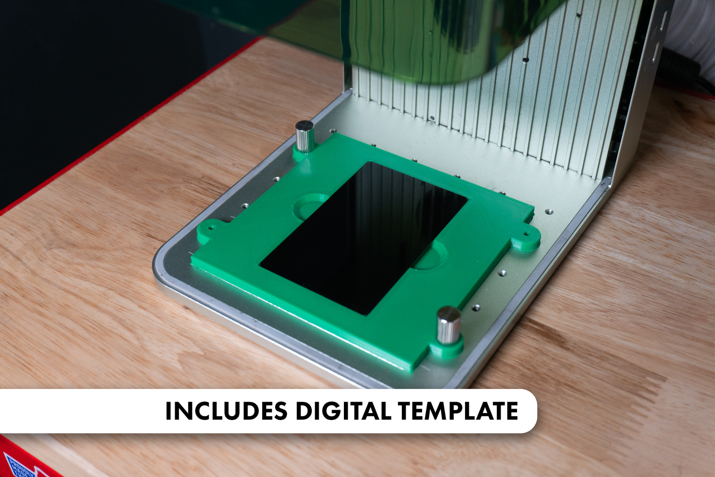 Metal Business Card Engraving Jig for xTool F1 (Single-Card Holder + XCS Template)