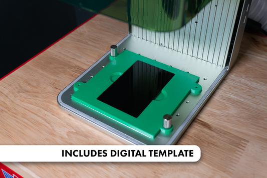 Metal Business Card Engraving Jig for xTool F1 (Single-Card Holder + XCS Template)