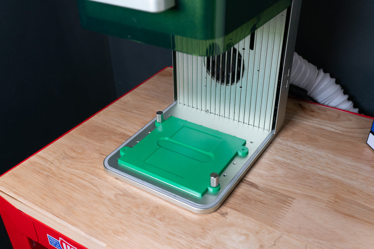 Metal Business Card Engraving Jig for xTool F1 (Single-Card Holder + XCS Template)