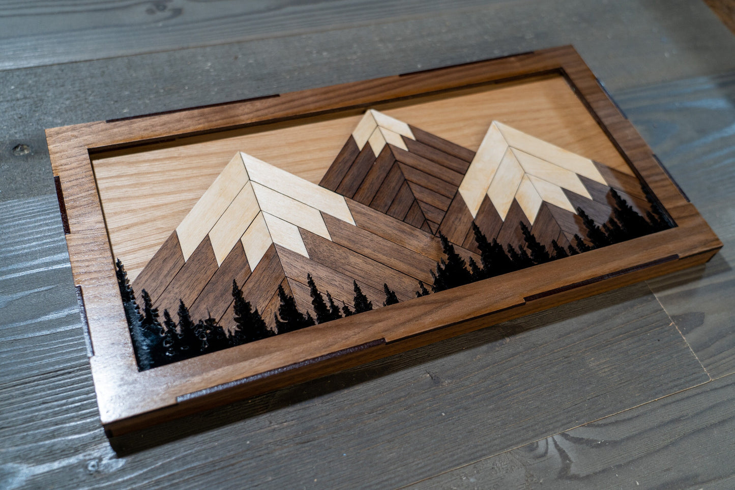 Mountain Wall Art - Rustic Home Decor