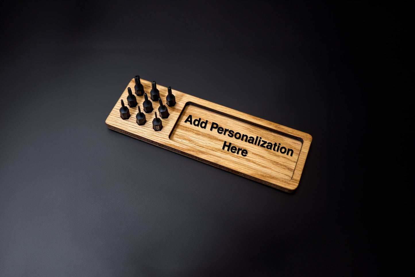 PersonalizeEDC Tray for Knife Maintenance - Small Parts and Cleaning Tray - Custom Message